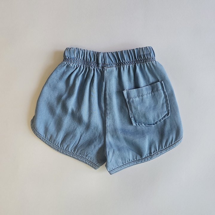 Firstblue - Korean Children Fashion - #childofig - Denim Labba Shorts - 11