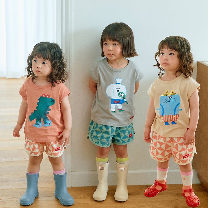 Firstblue - Korean Children Fashion - #childofig - Character Monster Sleeveless Top