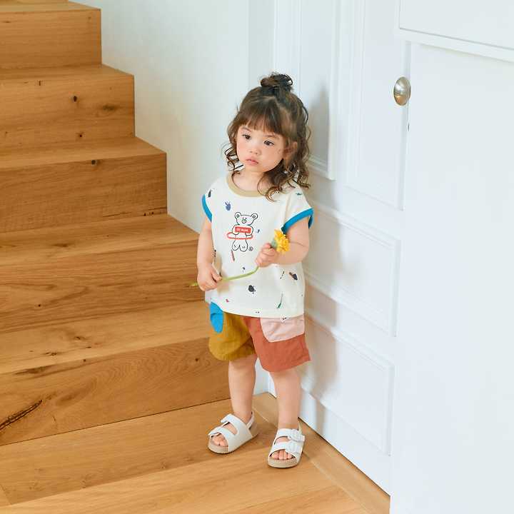 Firstblue - Korean Children Fashion - #childofig - Painting Print Sleeveless Top - 11