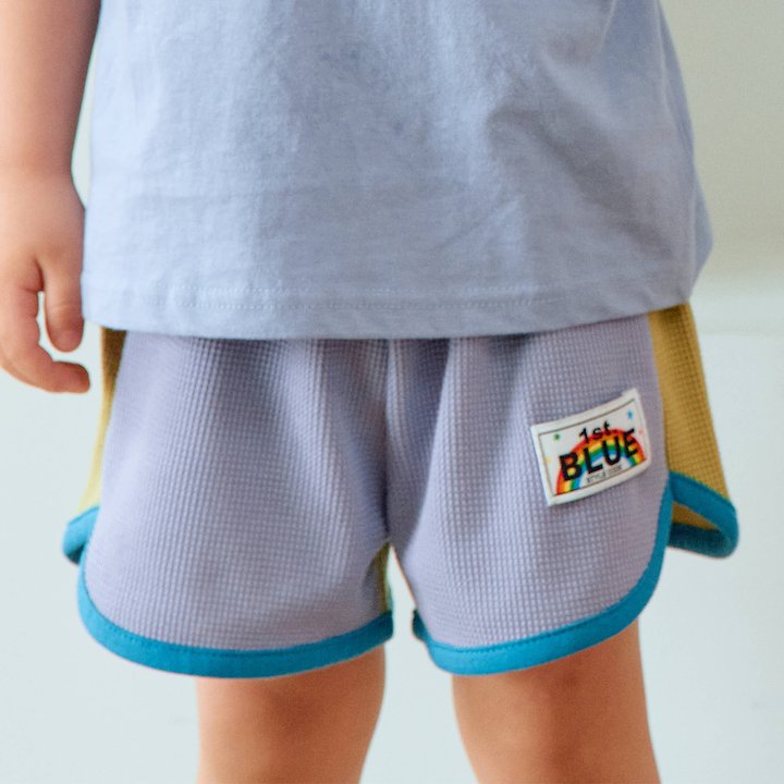 Firstblue - Korean Children Fashion - #childofig - Waffle Shorts - 4