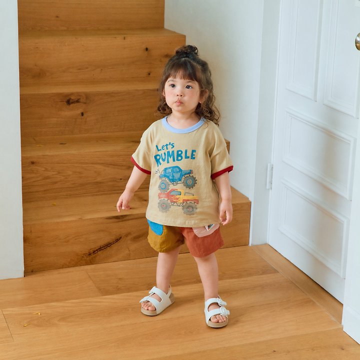 Firstblue - Korean Children Fashion - #childrensboutique - Monster Truck Short Sleeve Tee - 11