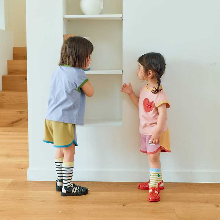 Firstblue - Korean Children Fashion - #discoveringself - Waffle Shorts - 6