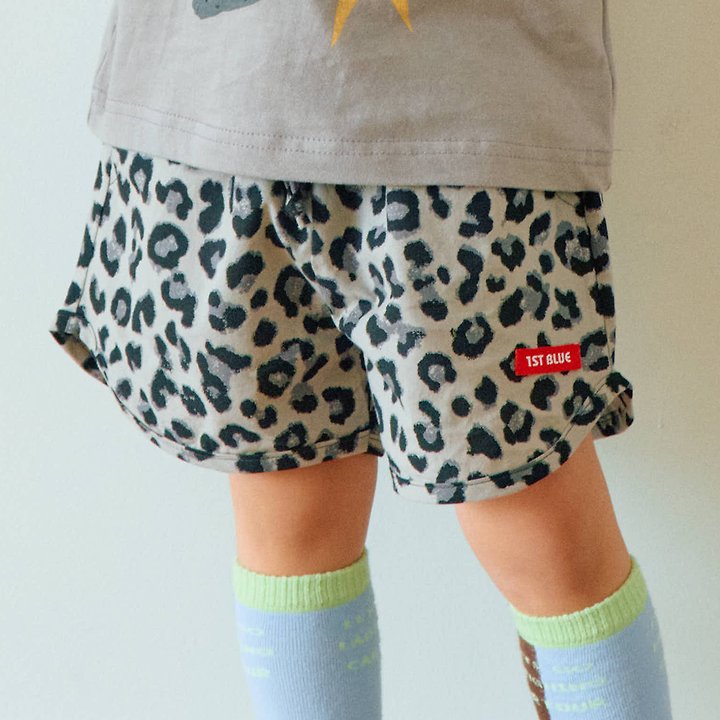 Firstblue - Korean Children Fashion - #discoveringself - Leopard Shorts - 2