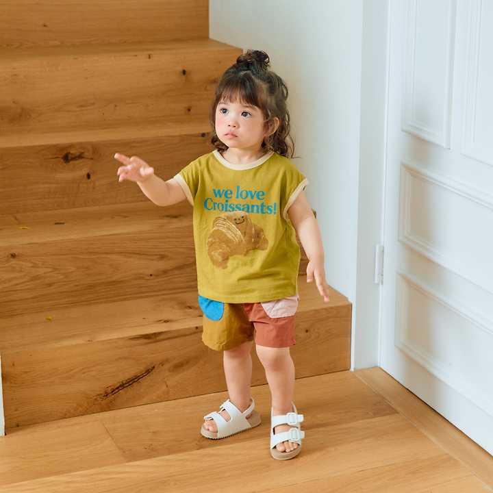 Firstblue - Korean Children Fashion - #fashionkids - Bread Sleeveless Top - 6