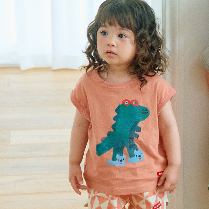 Firstblue - Korean Children Fashion - #fashionkids - Character Monster Sleeveless Top - 5