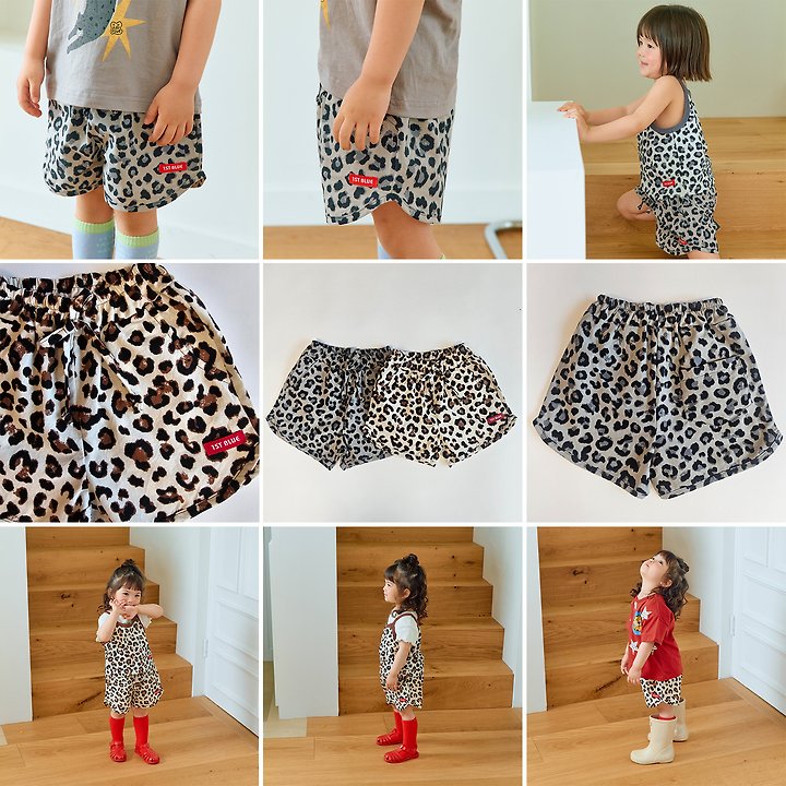 Firstblue - Korean Children Fashion - #fashionkids - Leopard Shorts - 4