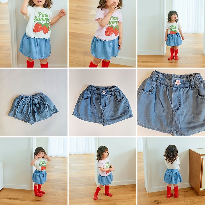 Firstblue - Korean Children Fashion - #kidsshorts - Flare Skort - 2