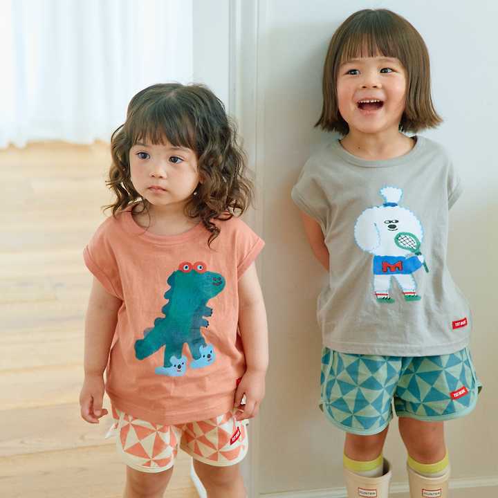 Firstblue - Korean Children Fashion - #kidsshorts - Character Monster Sleeveless Top - 6