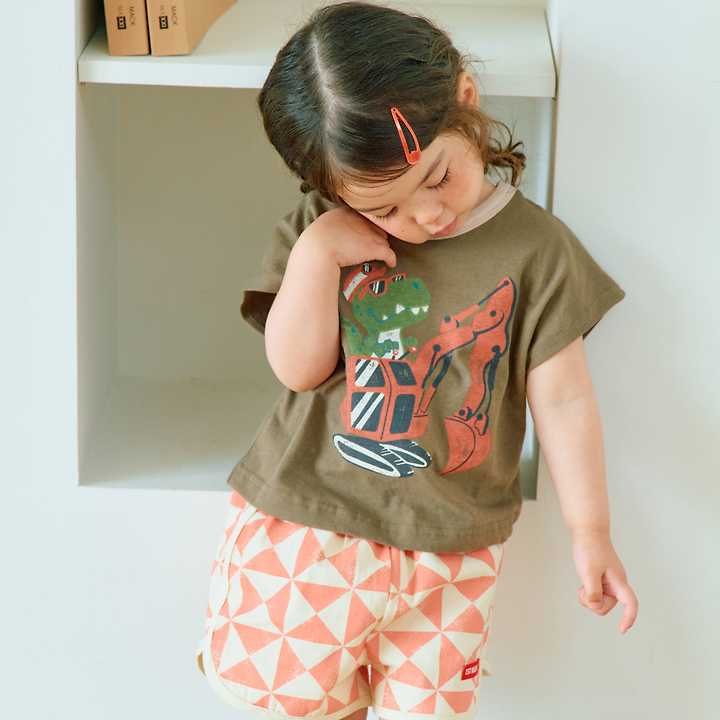 Firstblue - Korean Children Fashion - #kidzfashiontrend - Excavator Dino Drop Tee - 5