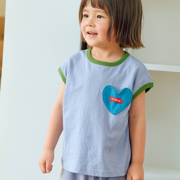 Firstblue - Korean Children Fashion - #kidzfashiontrend - Heart Pocket Sleeveless Top - 3