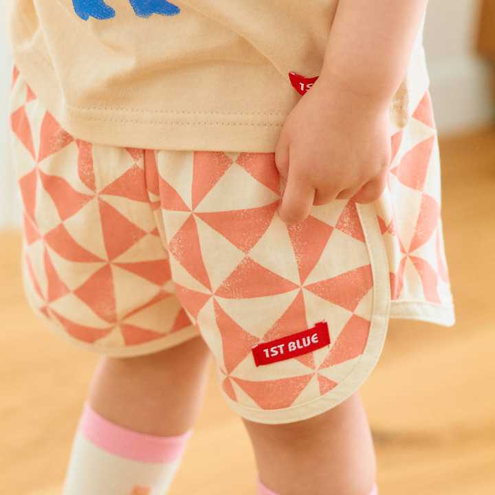 Firstblue - Korean Children Fashion - #littlefashionista - Mosaic Shorts - 9