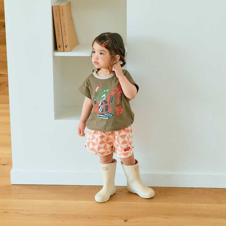 Firstblue - Korean Children Fashion - #littlefashionista - Excavator Dino Drop Tee - 7