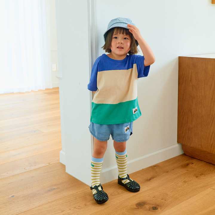 Firstblue - Korean Children Fashion - #magicofchildhood - Denim Labba Shorts - 8