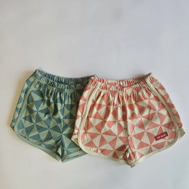 Firstblue - Korean Children Fashion - #minifashionista - Mosaic Shorts - 11
