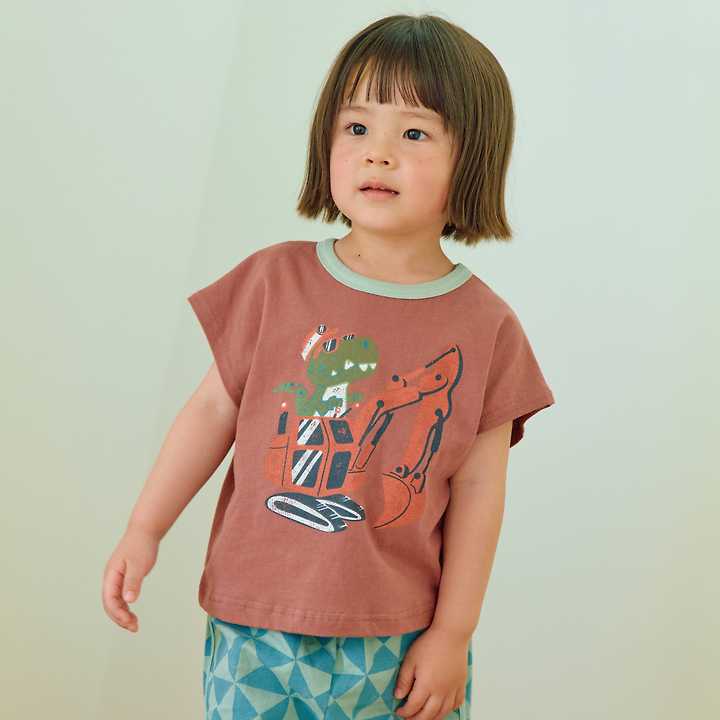Firstblue - Korean Children Fashion - #minifashionista - Excavator Dino Drop Tee - 9