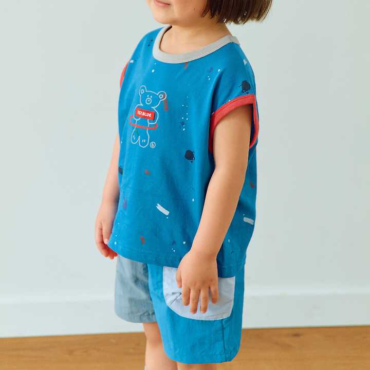 Firstblue - Korean Children Fashion - #minifashionista - Painting Print Sleeveless Top - 6