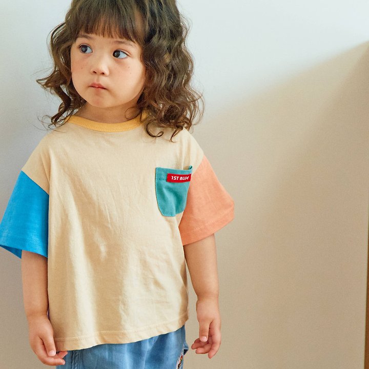 Firstblue - Korean Children Fashion - #minifashionista - Pocket Short Sleeve Tee - 4