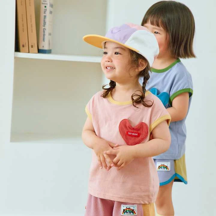 Firstblue - Korean Children Fashion - #todddlerfashion - Heart Pocket Sleeveless Top - 9