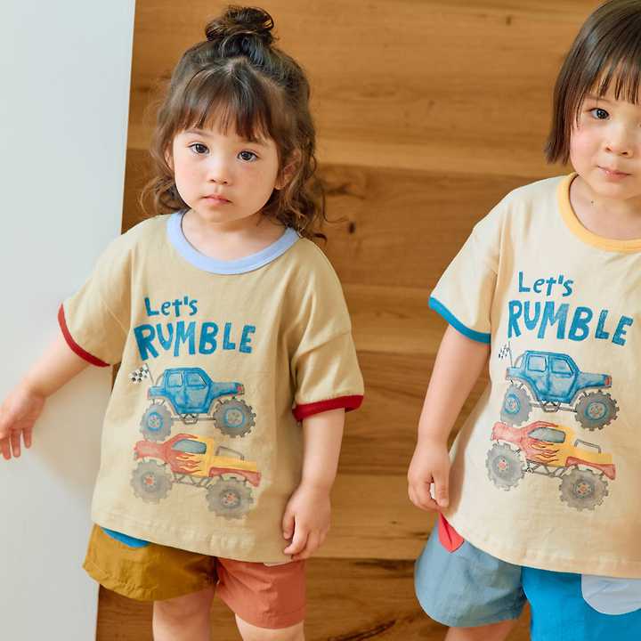 Firstblue - Korean Children Fashion - #todddlerfashion - Monster Truck Short Sleeve Tee - 7