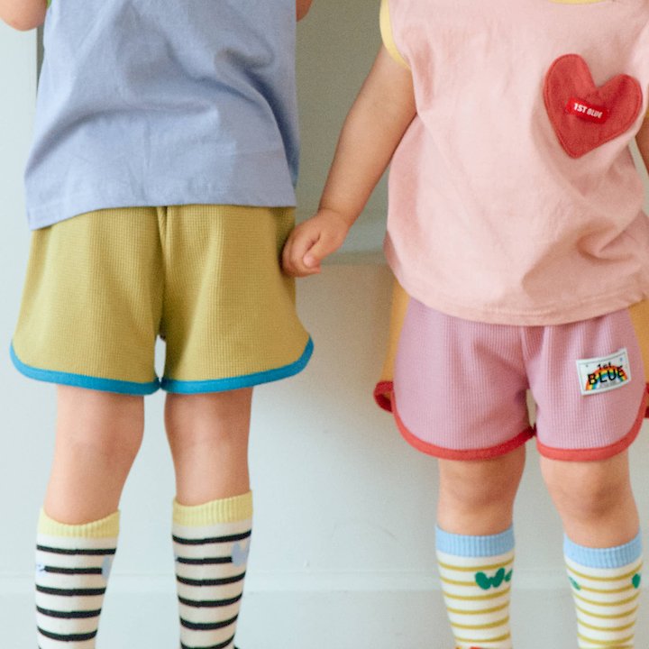 Firstblue - Korean Children Fashion - #toddlerclothing - Waffle Shorts