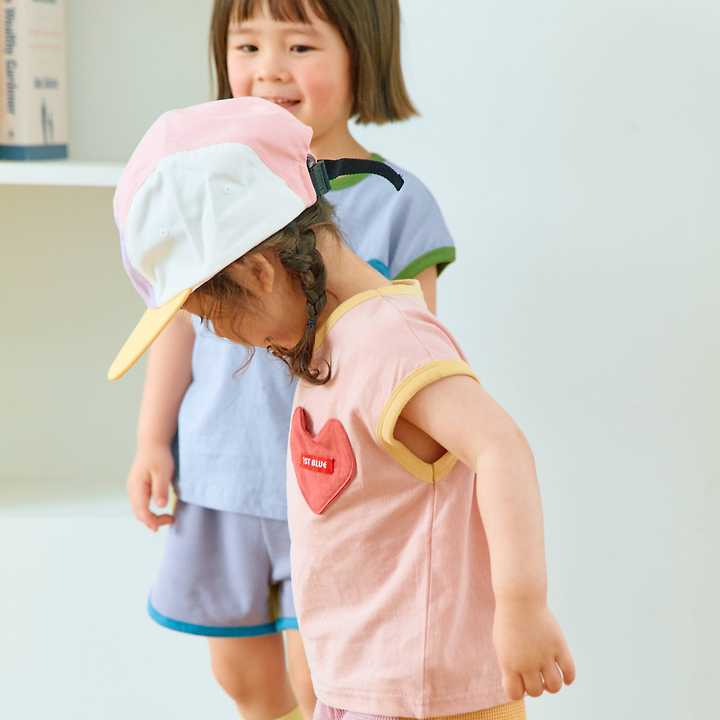 Firstblue - Korean Children Fashion - #toddlerclothing - Heart Pocket Sleeveless Top - 10