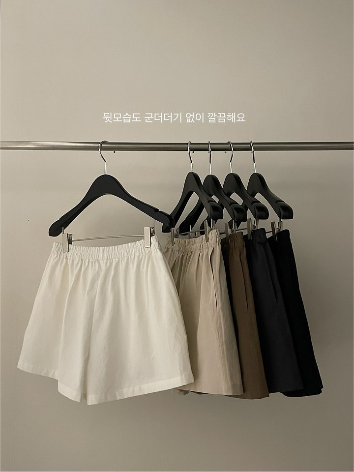 Flatgarden - Korean Women Fashion - #momslook - Linen Half Pants - 3