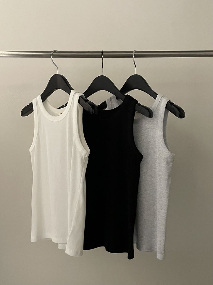 Flatgarden - Korean Women Fashion - #momslook - Kangyeon Ribbed Sleeveless Top - 10