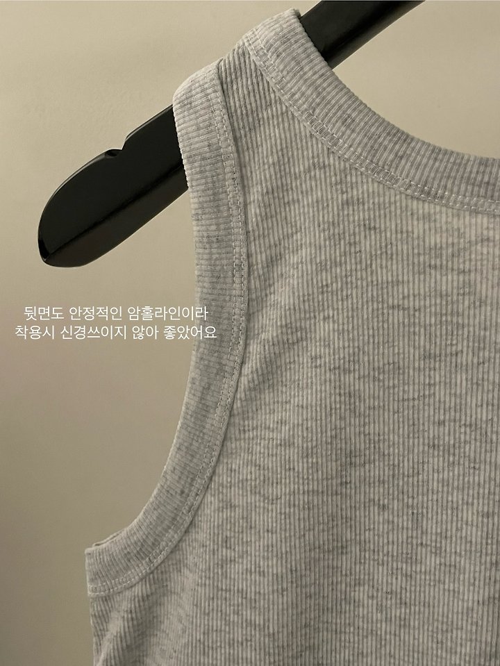 Flatgarden - Korean Women Fashion - #momslook - Kangyeon Ribbed Sleeveless Top - 6