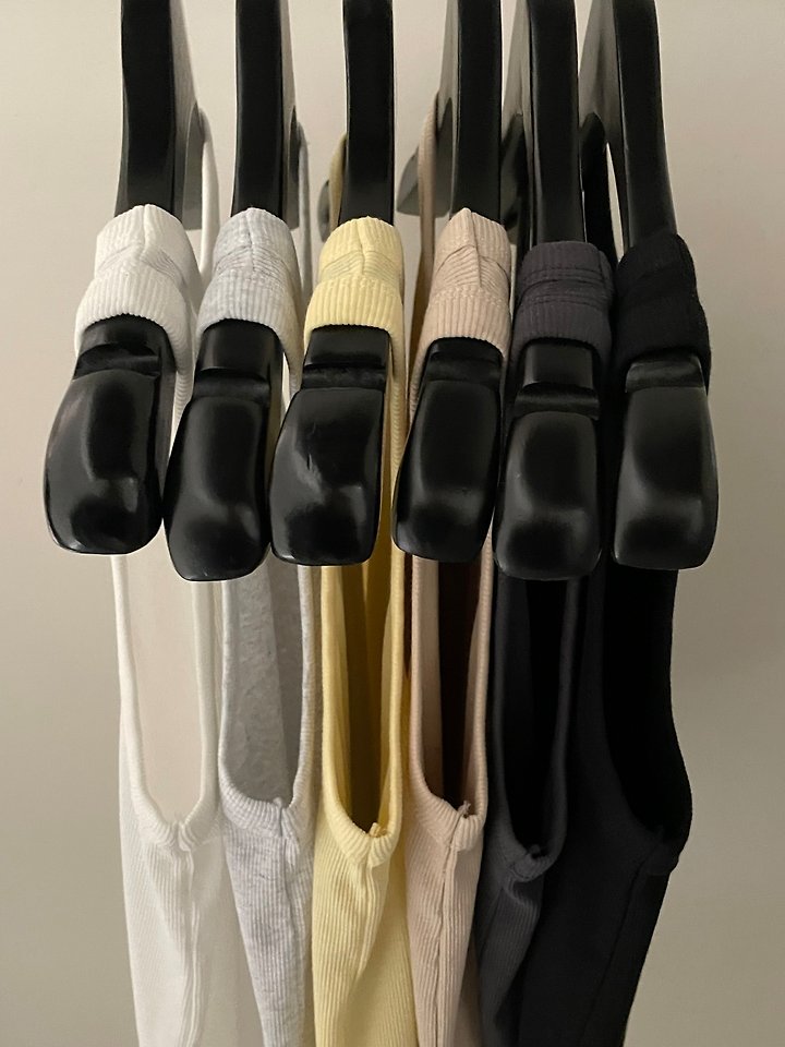 Flatgarden - Korean Women Fashion - #momslook - Kangyeon Ribbed Sleeveless Top - 8