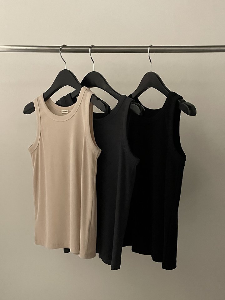Flatgarden - Korean Women Fashion - #womensfashion - Kangyeon Ribbed Sleeveless Top - 11