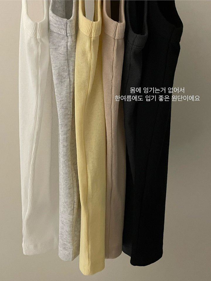 Flatgarden - Korean Women Fashion - #womensfashion - Kangyeon Ribbed Sleeveless Top - 3