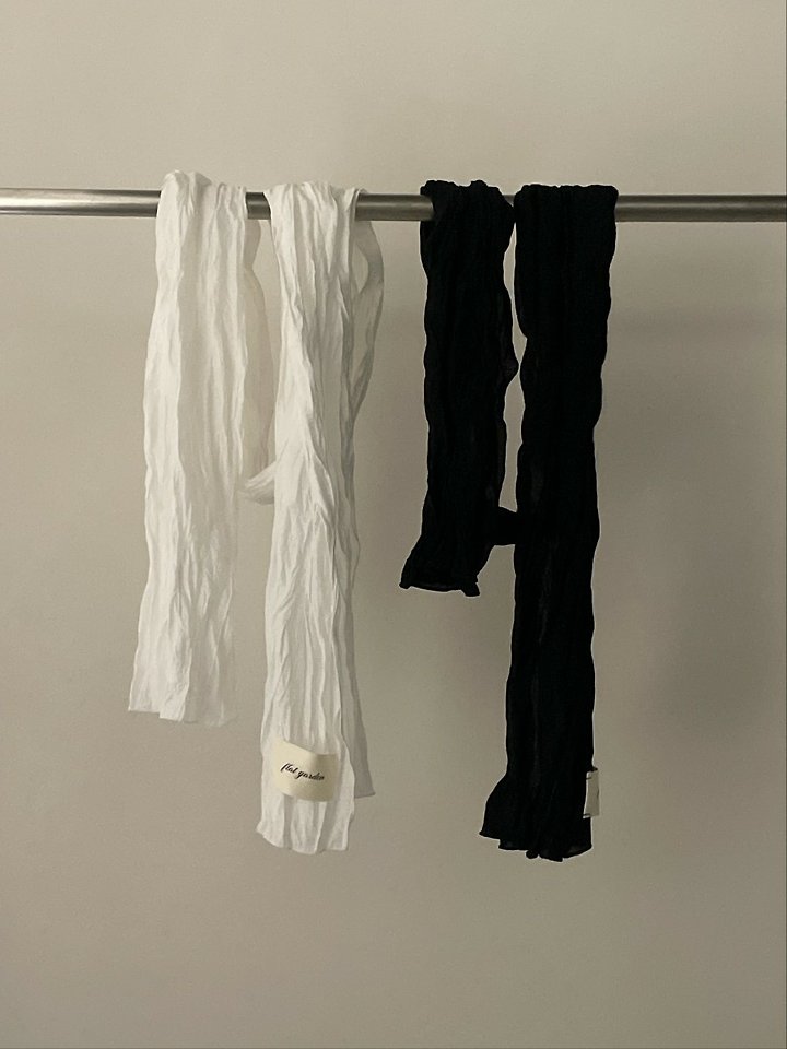 Flatgarden - Korean Women Fashion - #momslook - Wrinkle Scarf - 4