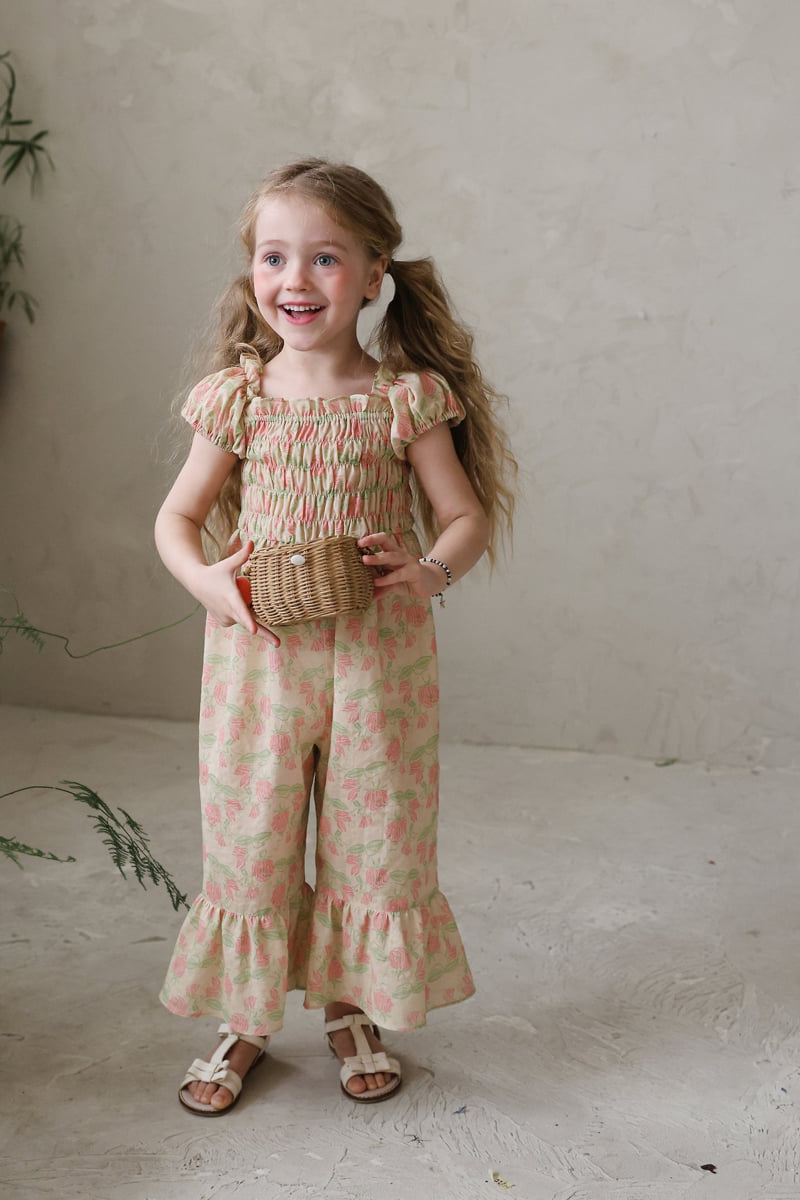 Flo - Korean Children Fashion - #kidsstore - Rosy Jumpsuit - 12