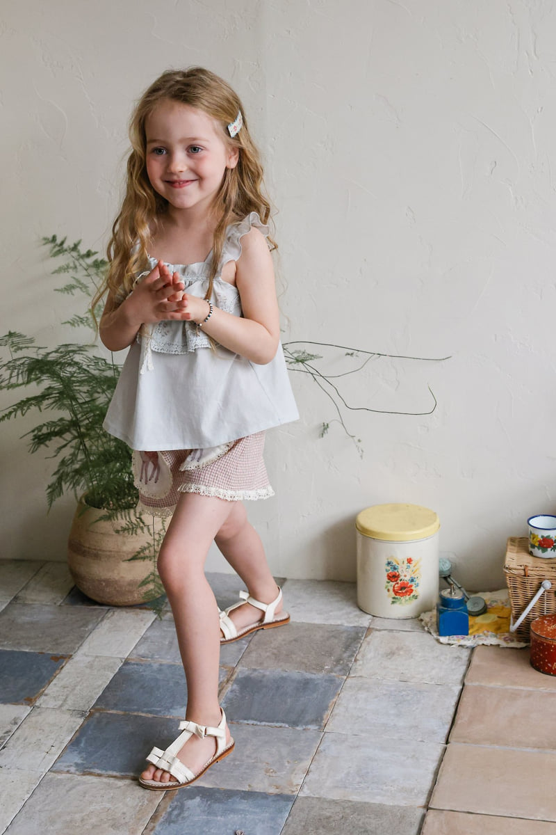 Flo - Korean Children Fashion - #toddlerclothing - Angel Sleeveless Blouse - 4