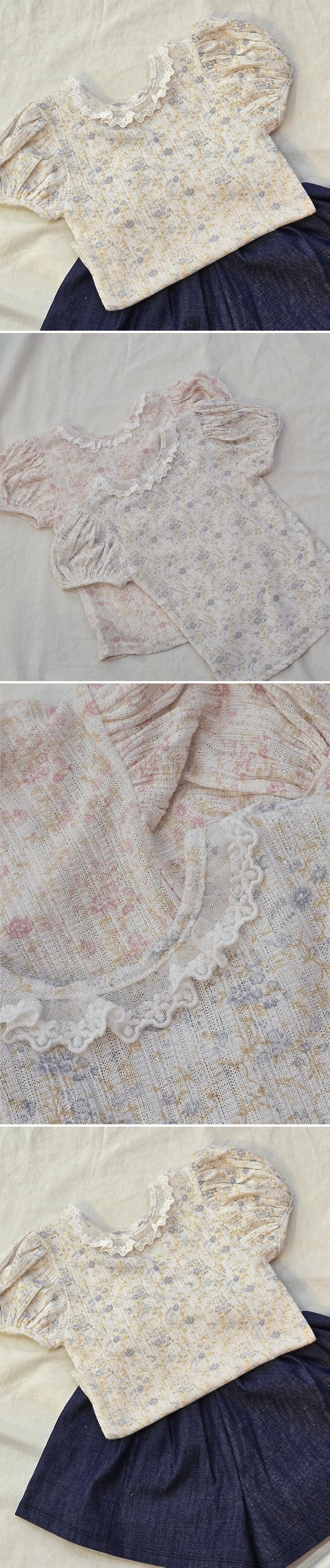 Flower J - Korean Children Fashion - #designkidswear - Printed X Tee