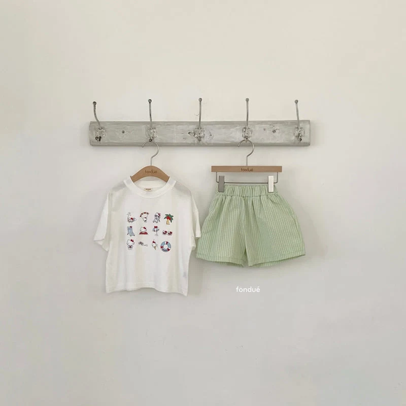 Fondue - Korean Baby Fashion - #babyboutiqueclothing - Hello Summer Ticon Tee - 2