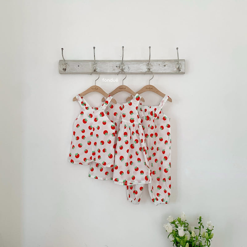 Fondue - Korean Baby Fashion - #babyfever - Bebe Tomato Overalls - 3