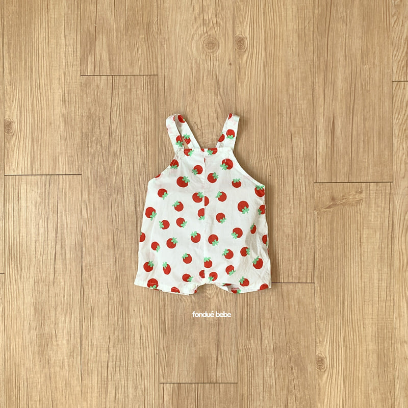 Fondue - Korean Baby Fashion - #babylifestyle - Bebe Tomato Overalls - 5