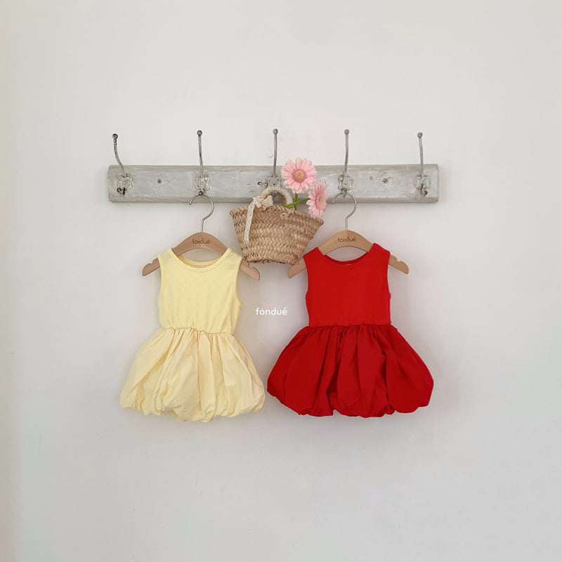 Fondue - Korean Baby Fashion - #babyoninstagram - Love Me More One-piece