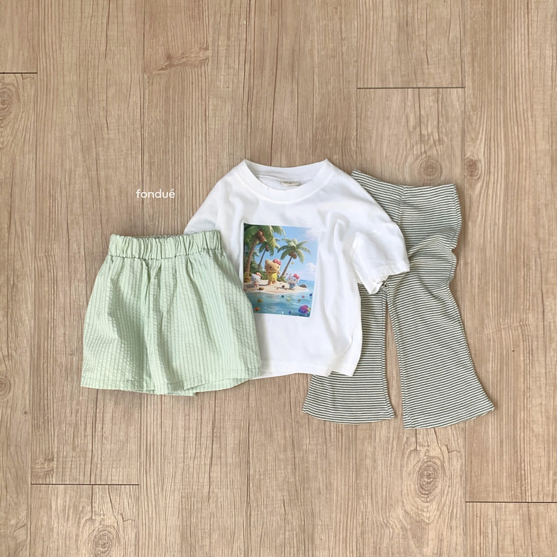 Fondue - Korean Baby Fashion - #babyoninstagram - Hello Vacance Tee - 10