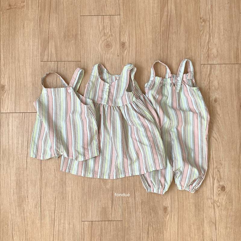 Fondue - Korean Baby Fashion - #babyoninstagram - Bebe Palette Overalls - 5