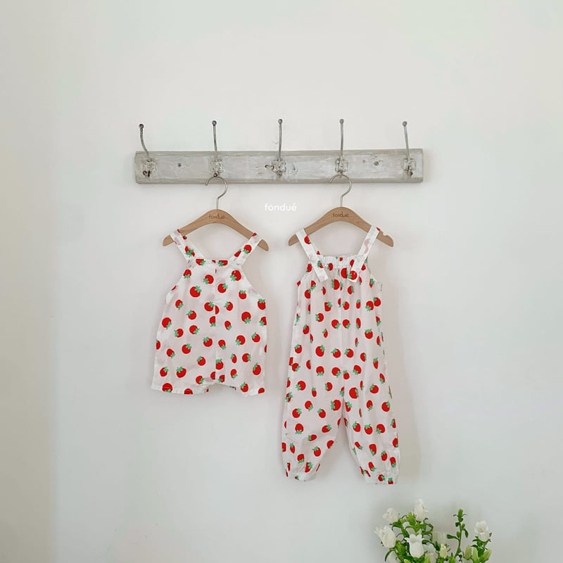 Fondue - Korean Baby Fashion - #babyoninstagram - Tomato Ma Overalls - 2