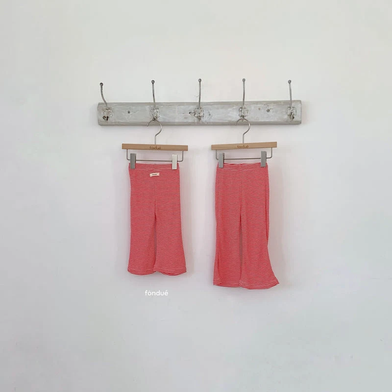 Fondue - Korean Baby Fashion - #babyoninstagram - Color Line Bootcut Pants