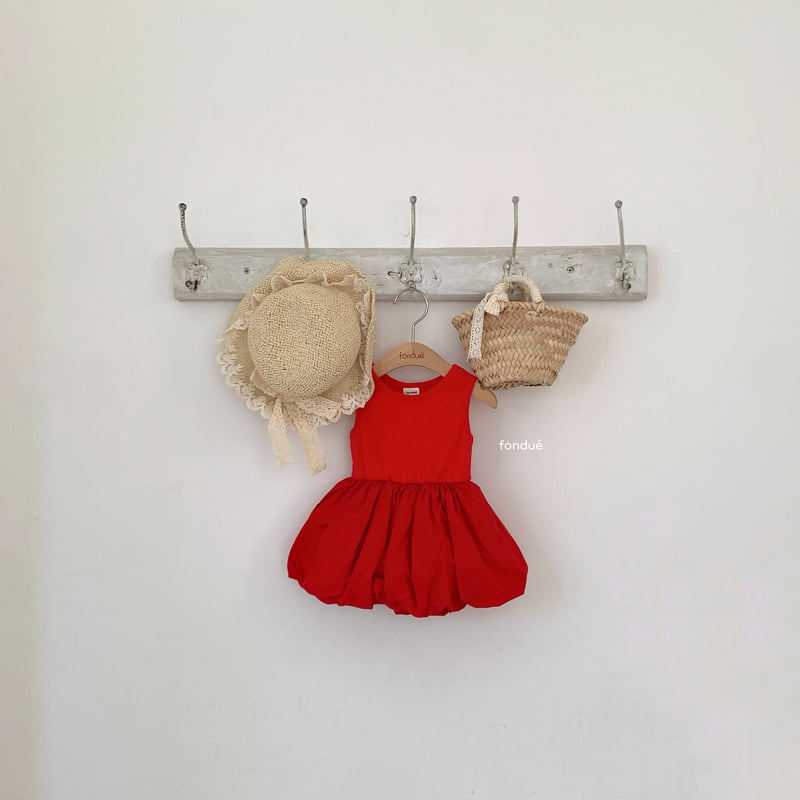 Fondue - Korean Baby Fashion - #babyoutfit - Love Me More One-piece - 3