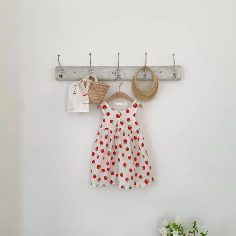 Fondue - Korean Baby Fashion - #babyoutfit - Tomato Ma One-piece