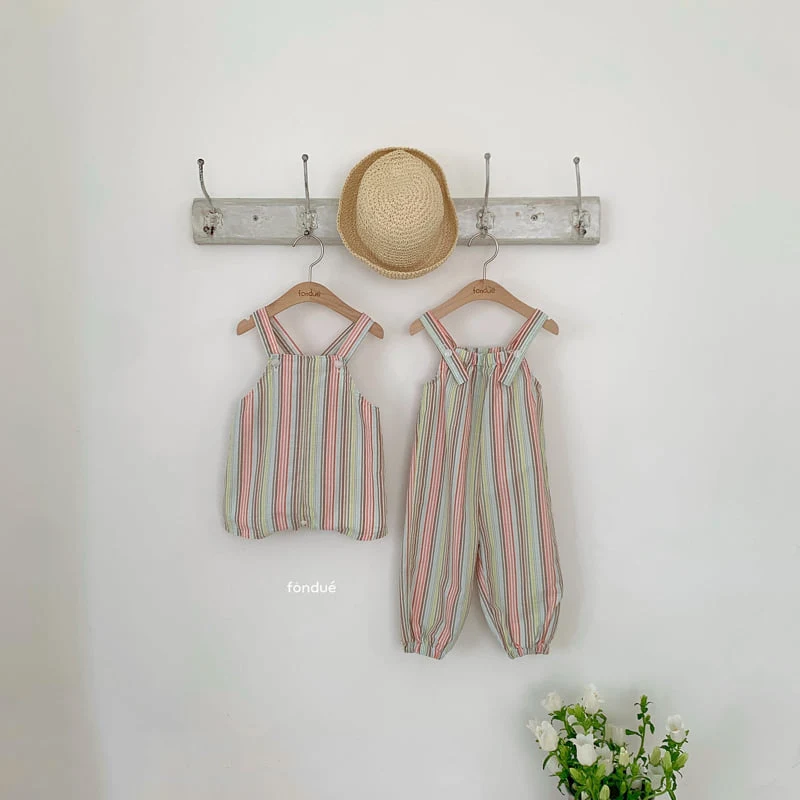 Fondue - Korean Baby Fashion - #babyoutfit - Palette Overalls - 5