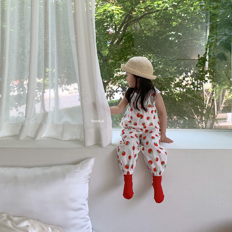 Fondue - Korean Baby Fashion - #babyoutfit - Tomato Ma Overalls - 5