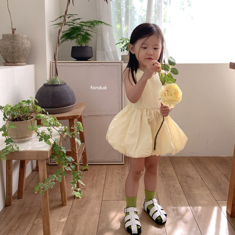 Fondue - Korean Baby Fashion - #onlinebabyboutique - Love Me More One-piece - 6