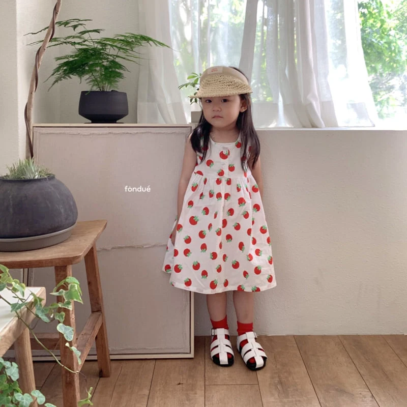 Fondue - Korean Baby Fashion - #onlinebabyshop - Tomato Ma One-piece - 5