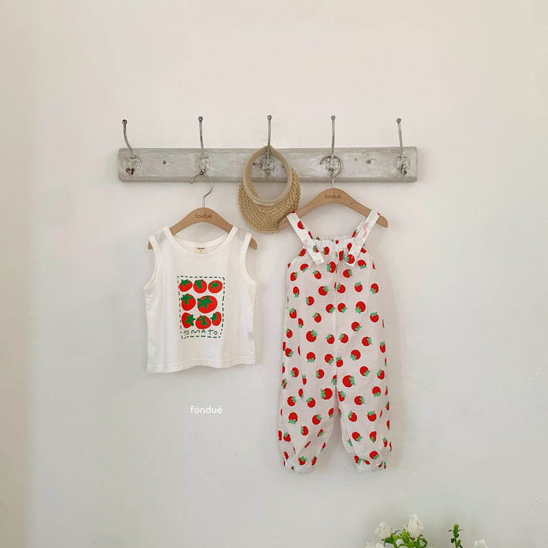 Fondue - Korean Baby Fashion - #onlinebabyshop - Tomato Ma Tee - 2